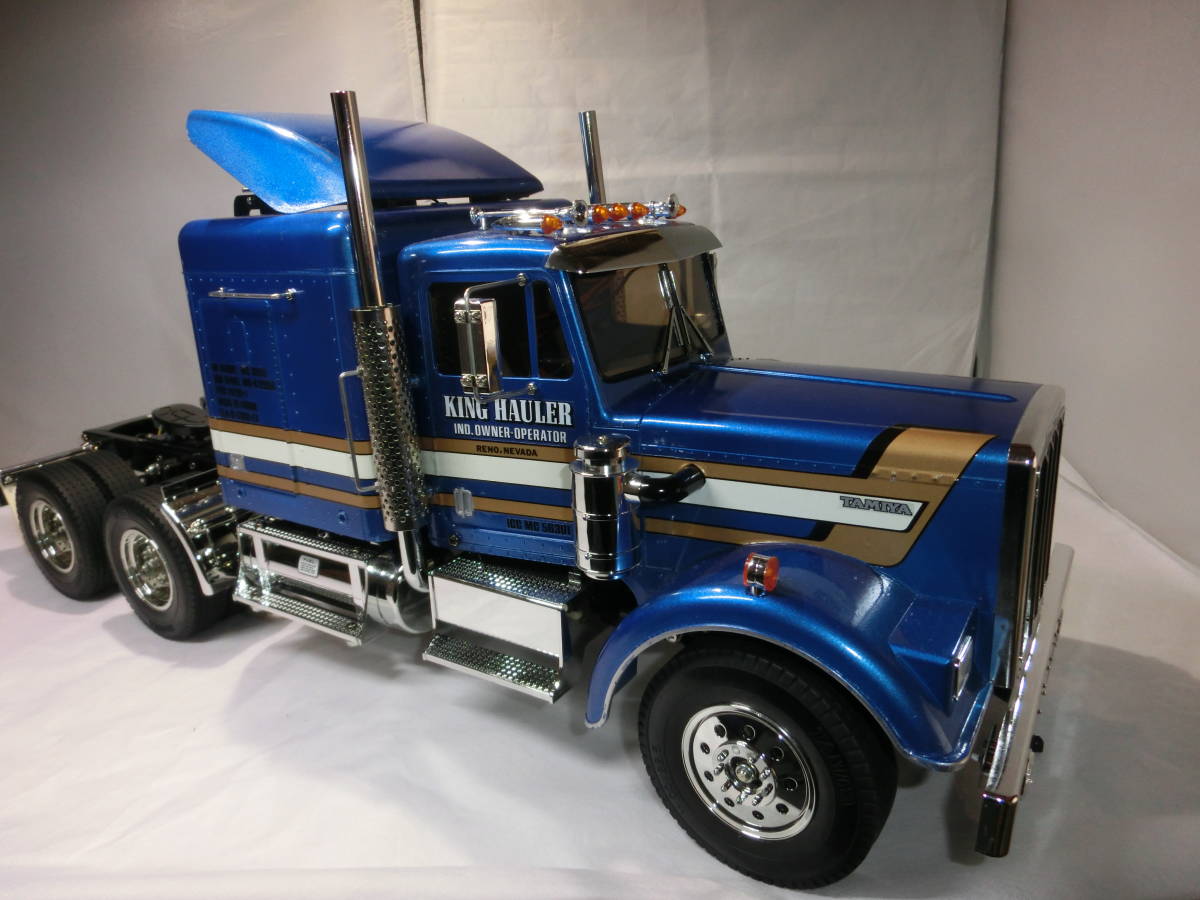 タミヤ 1/14 キングハウラー、ポールトレーラー、タイヤ等 タミヤ 1/14