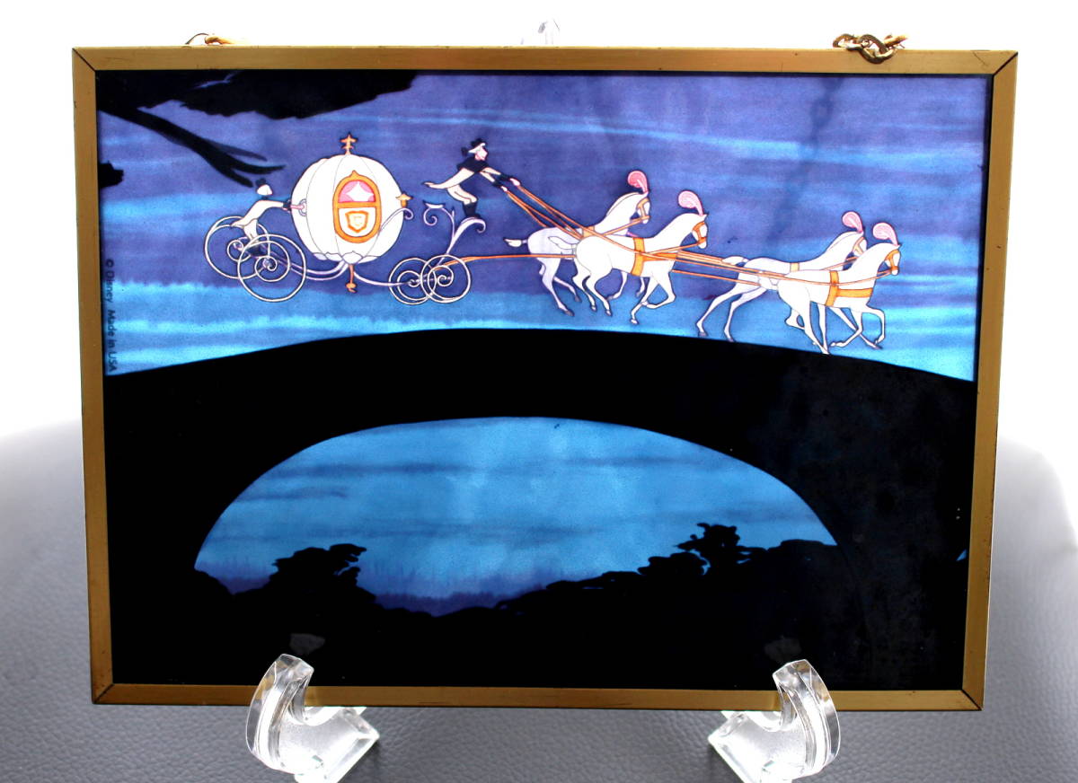 限定品 レア☆シンデレラ ガラスの靴 かぼちゃの馬車 ☆スタンプアート