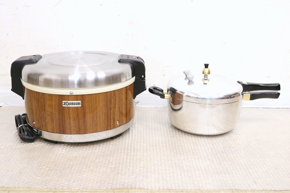 長岡式酵素玄米セット平和圧力鍋業務用保温ジャー象印