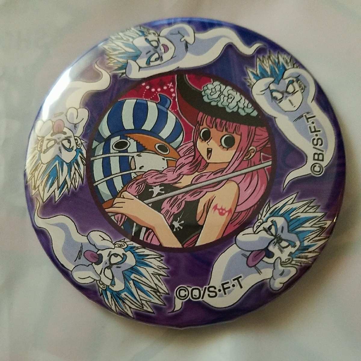 ペローナ ワンピース ドラゴンボール ドでか缶バッジ ストロング9