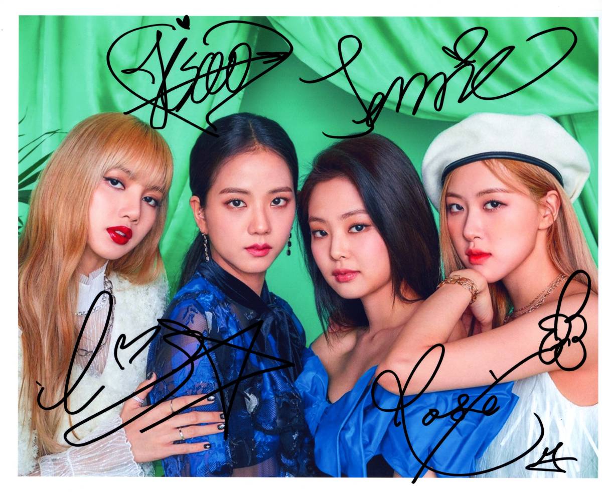 BLACKPINK メンバー全員直筆サイン 【公式通販】