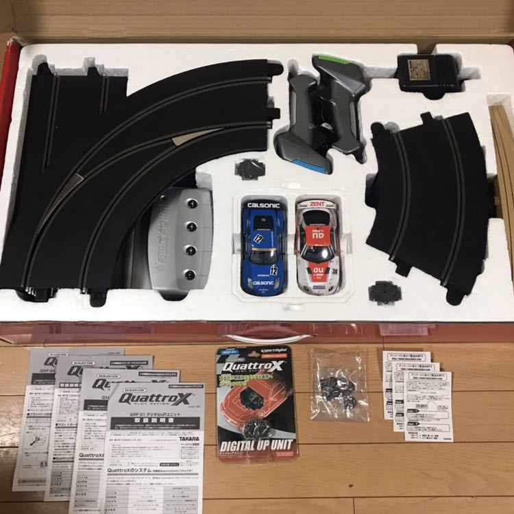 タカラQuattroXレーンチェンジセットデジタル1/32スロットカーセット