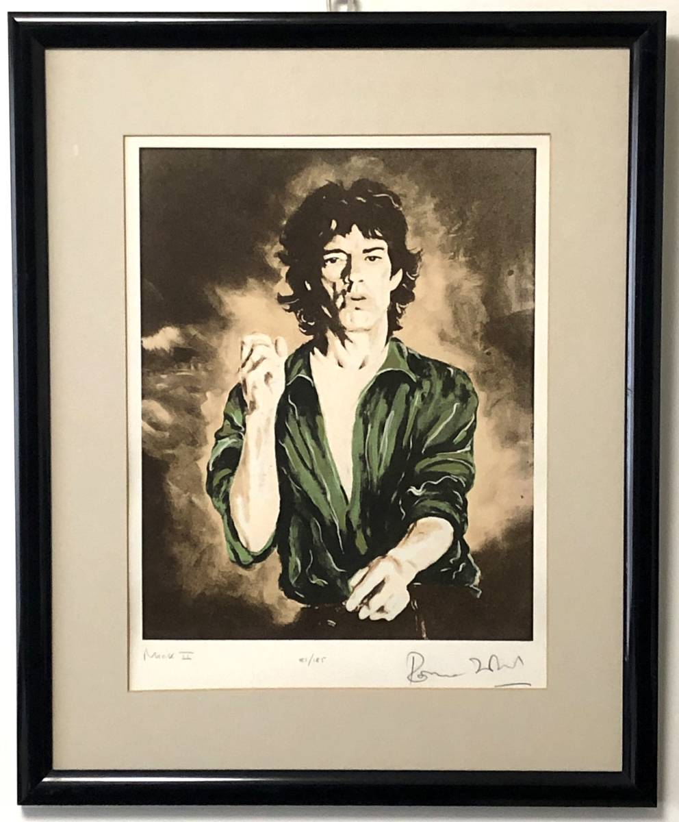 ロン・ウッド リトグラフ