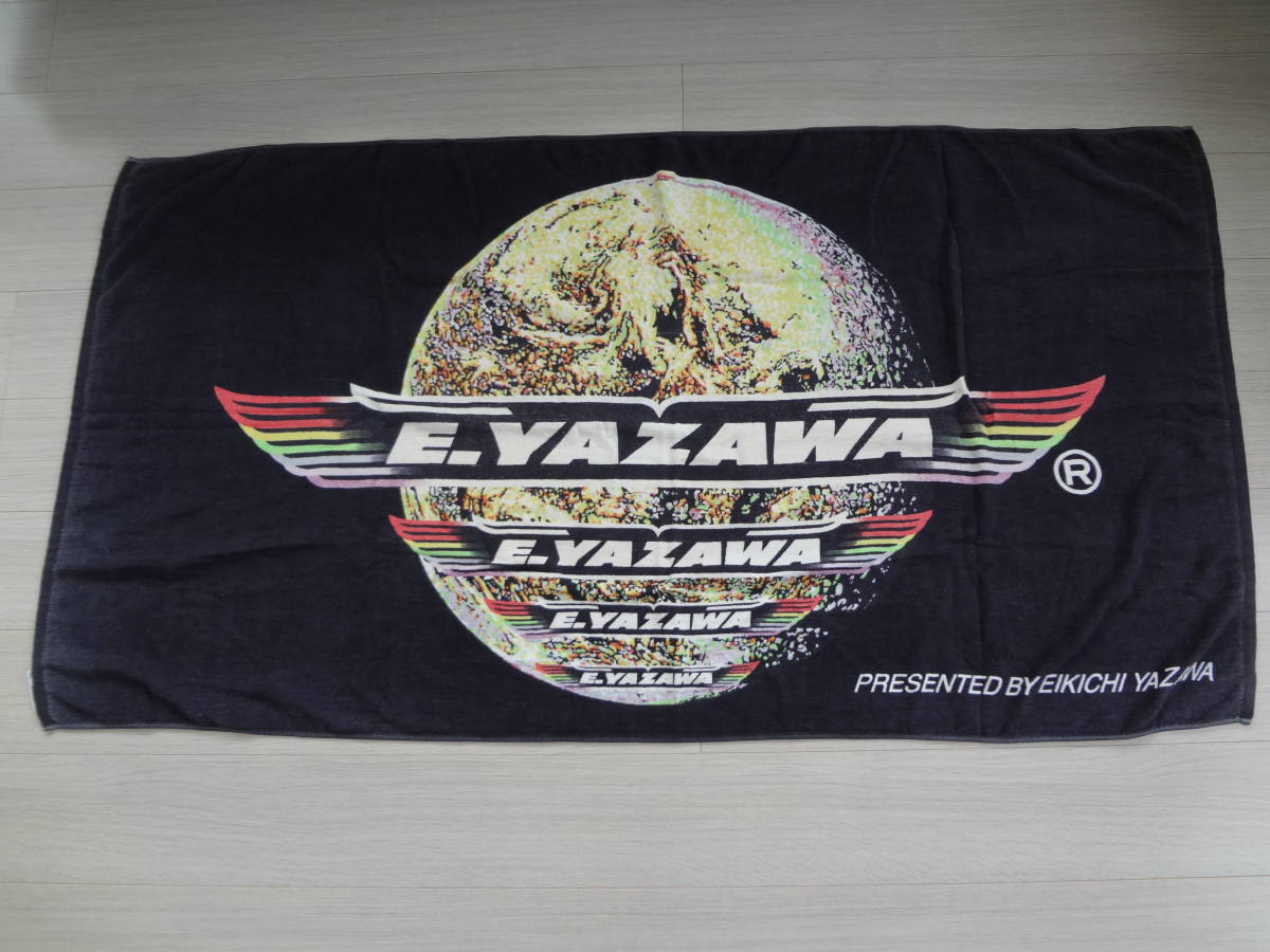 超美品】矢沢永吉 E.YAZAWA 1979年 カンパニータオル ロゴ 紫 超美品】