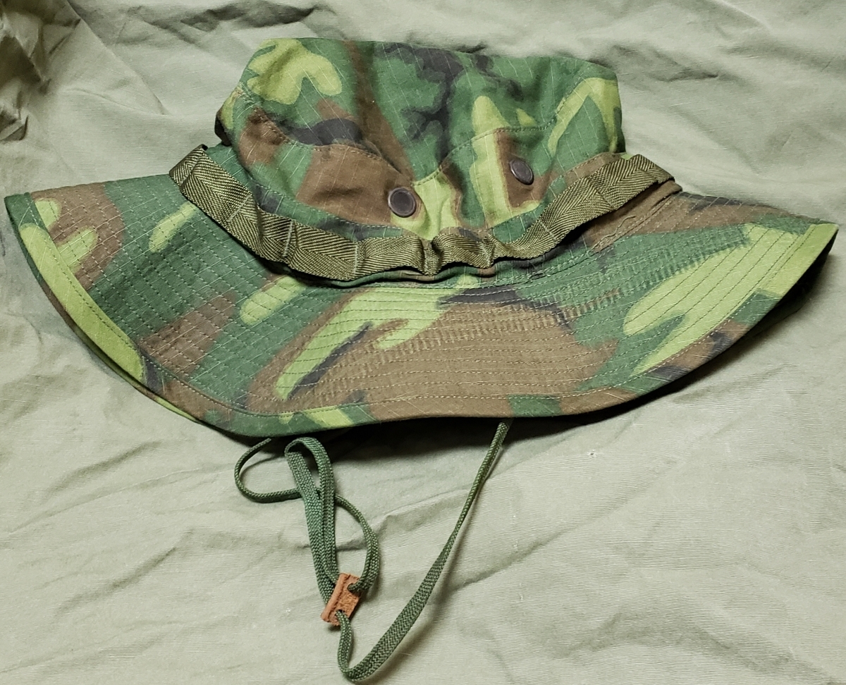 米軍 実物 リーフ ブーニーハット デッドストック ERDL 7 3/8 58～60cm