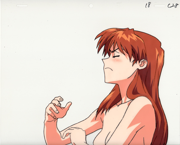 エヴァンゲリオン セル倶楽部 限定 手描きセル画 アスカ