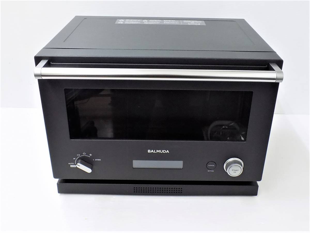 バルミューダ オーブンレンジブラック 2022年製 バルミューダ オーブン
