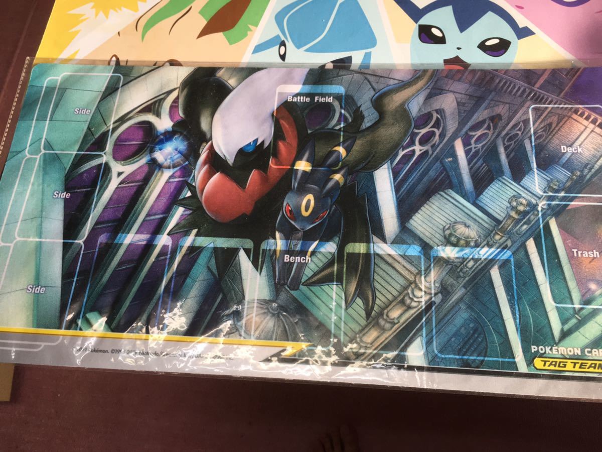 ダークライ&ブラッキー プレイマット STAFF 海外 サプライ ポケカ