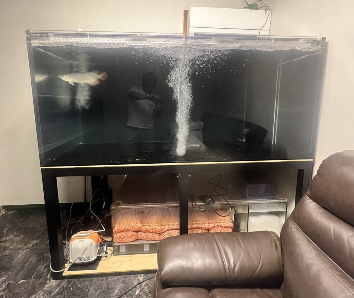 引取限定】アクリル水槽 120 60 45 セット アクリル 水槽 120 60 45