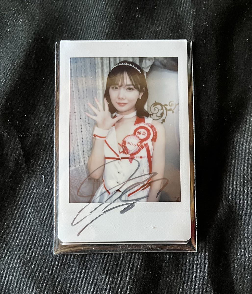 山手梨愛 直筆サイン入り 生チェキ 先着特典 エスワン 工場 S1 限定