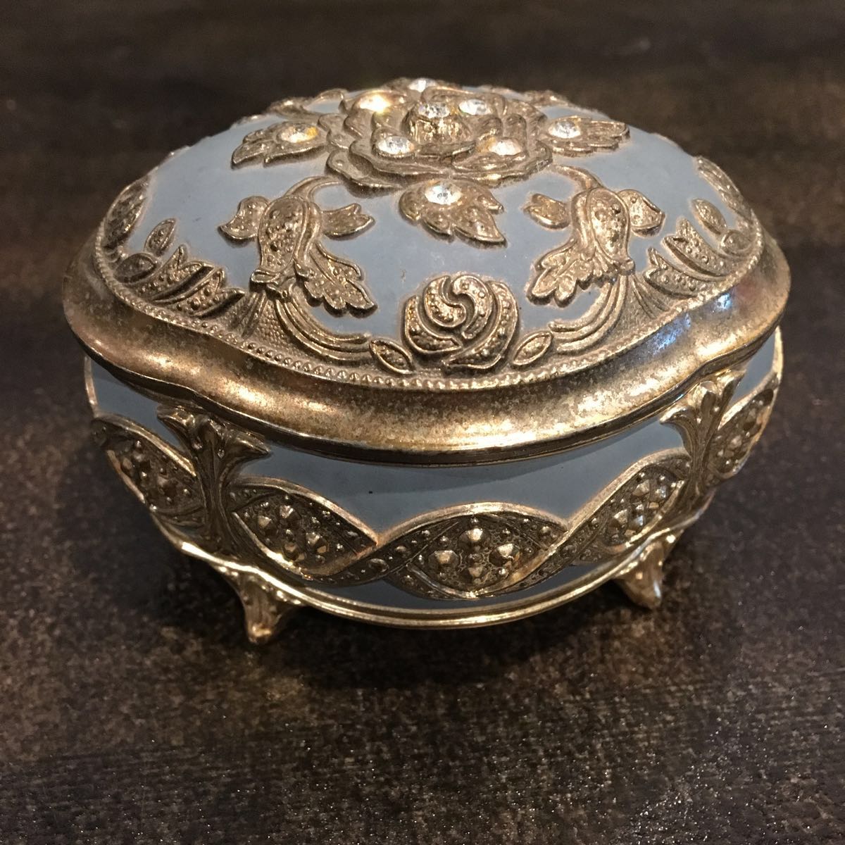 アンティークジュエリーボックス宝石箱オルゴール付き