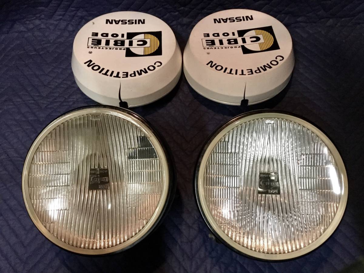 新品/当時物シビエスーパーオスカー凹みレンズ付きヘッドライトASSY