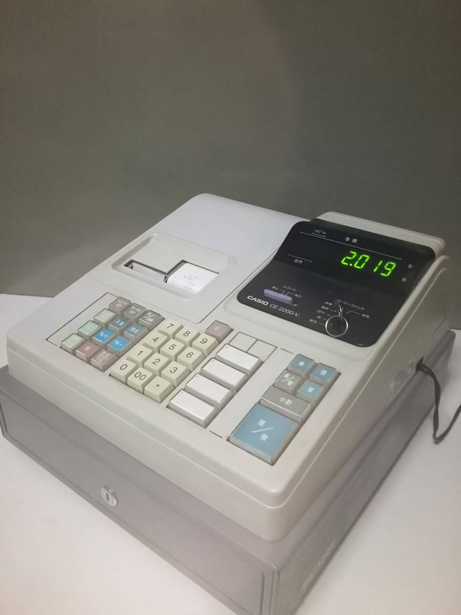 CASIO CE-2200-V 電子レジスター 節約 CASIO カシオ レジスター CE