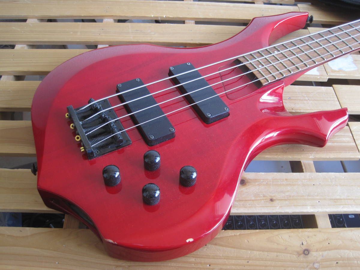 GrassRoots エレキベース ギター レッド GrassRoots エレキベース