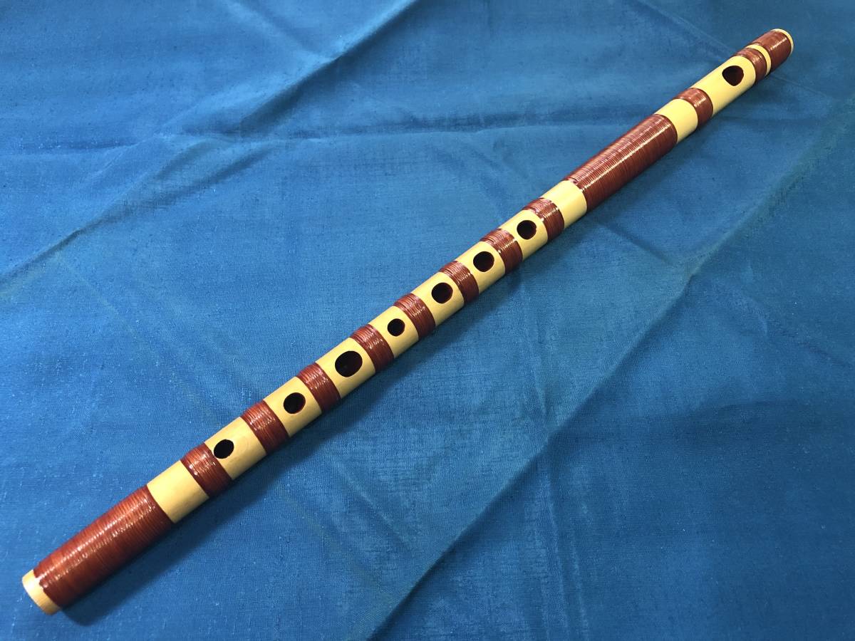 篠笛 俣野眞龍 丸山 六本調子 丸山篠笛 俣野真龍(ヴィンテージ) 、笛入れ