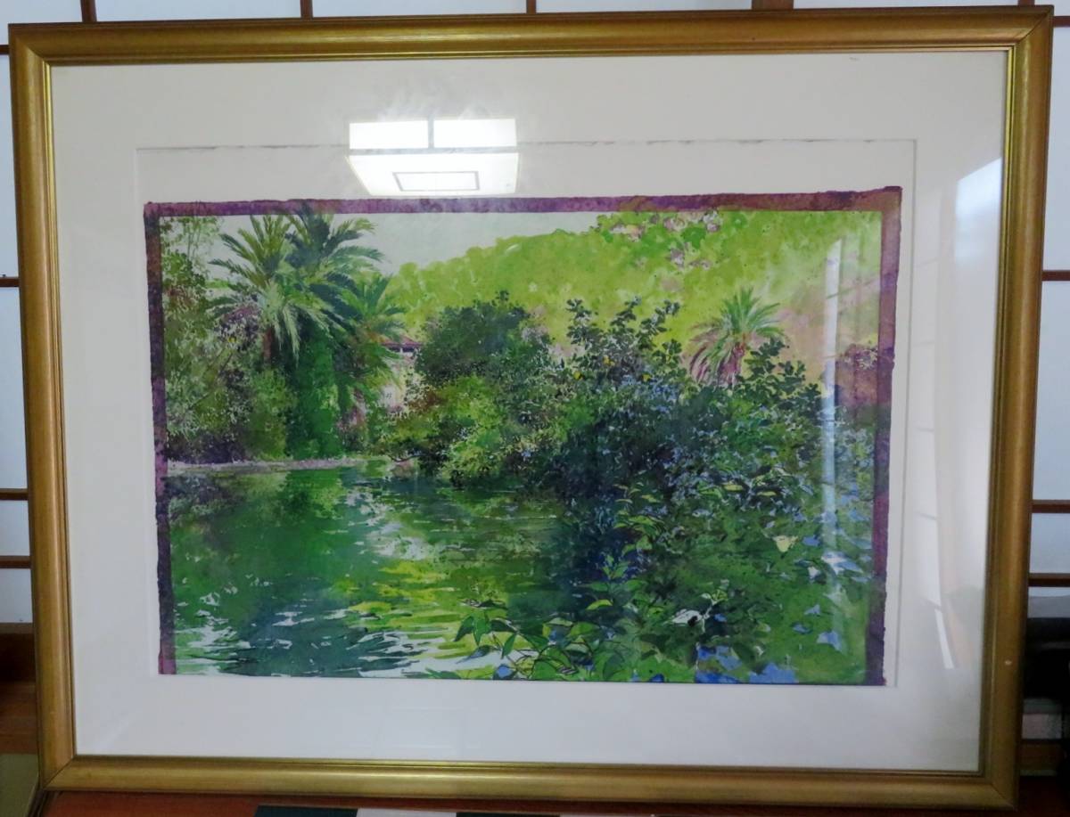 J.トレンツ.リャド 絵画 ペインティングフレーム 「ゲーテの詩と共に」