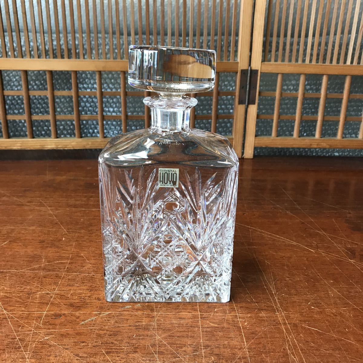 HOYAクリスタル デカンタ＆グラス