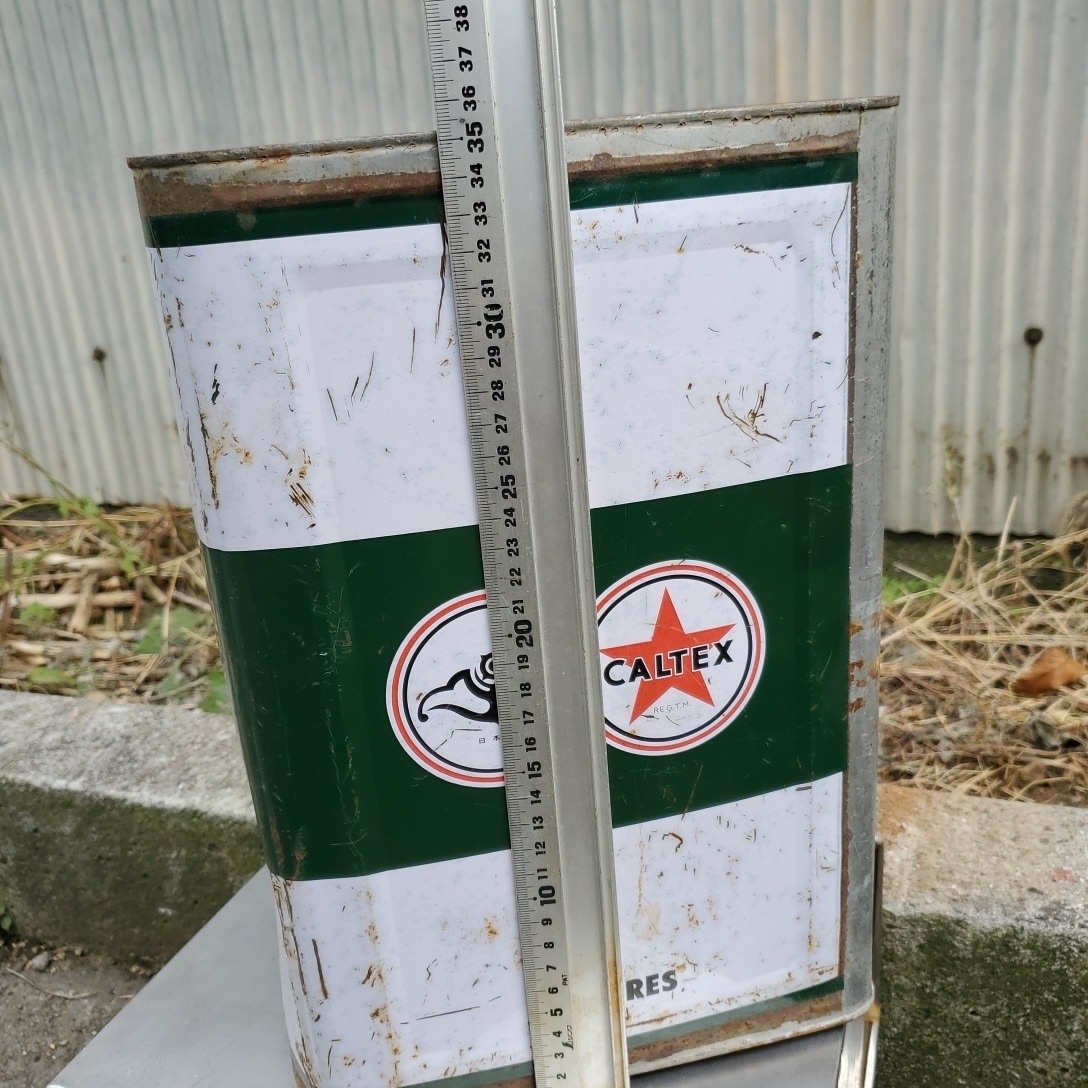 カルテックス CALTEX 日本石油 ホーロー看板 当時物