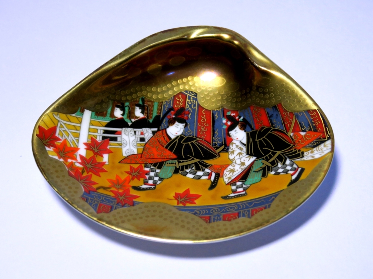 源氏物語 貝絵皿 フランクリン画廊 貝合わせ 限定版 ボーンチャイナ 7