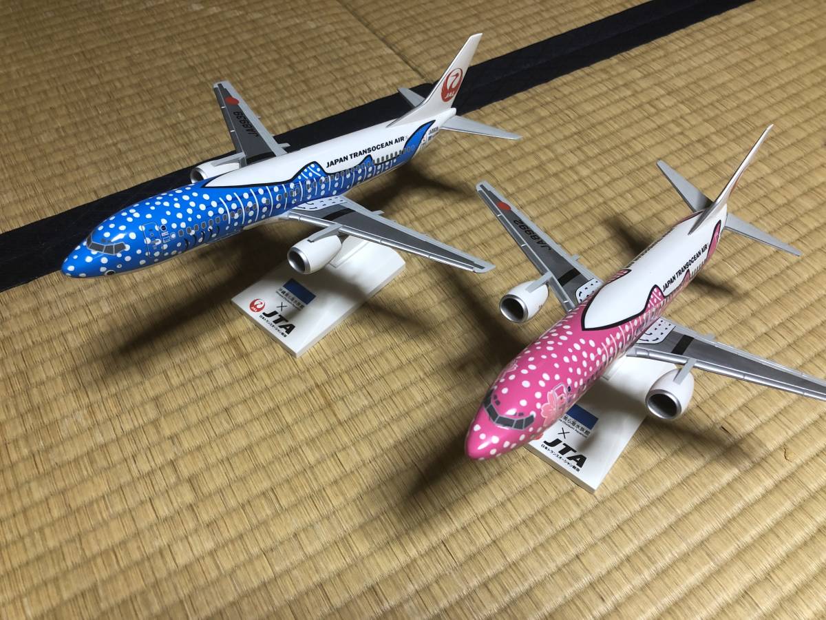 JTA 1/130 737-800 ジンベエジェットさくらジンベエ2機セット JTA