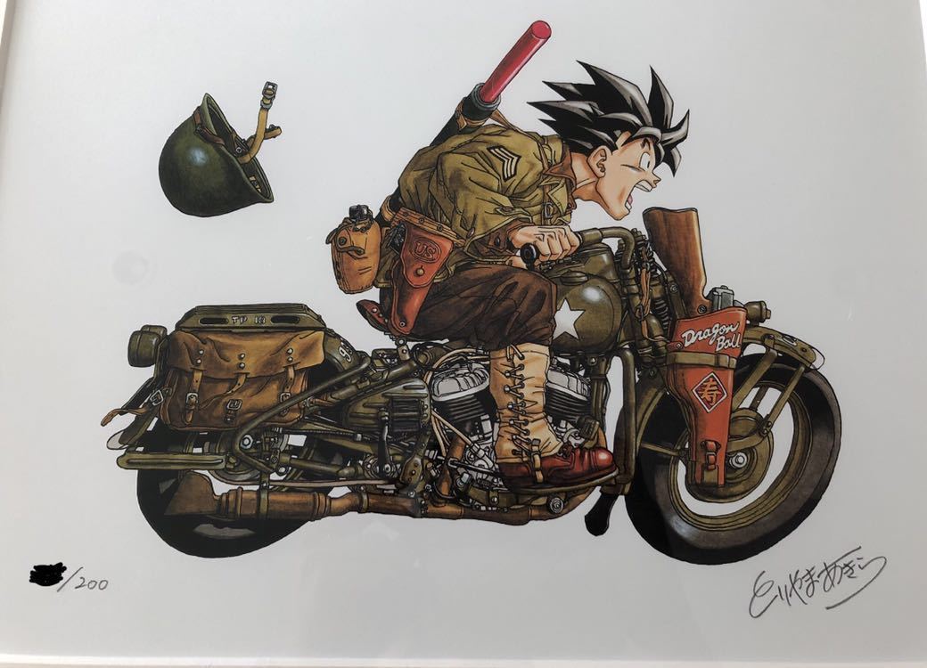 ドラゴンボール 2016 鳥山明 複製原画リトグラフ 鳥山明の世界