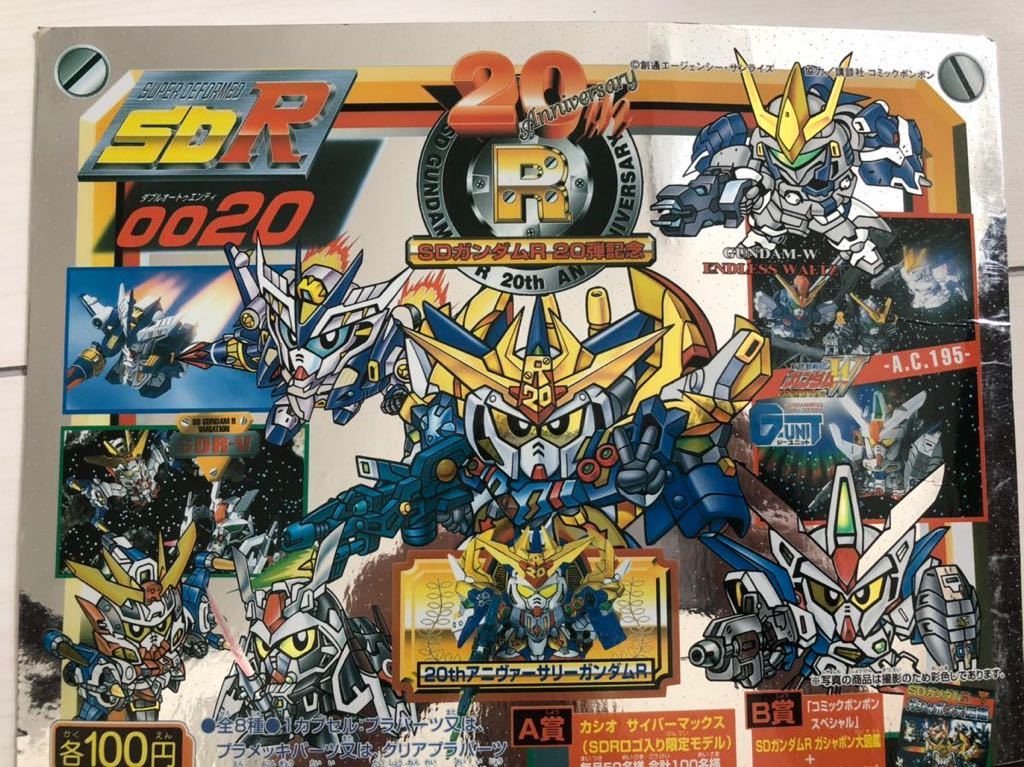 SDRシリーズ 20thアニバーサリーガンダムR ガン消し SD Rシリーズ スパロボ