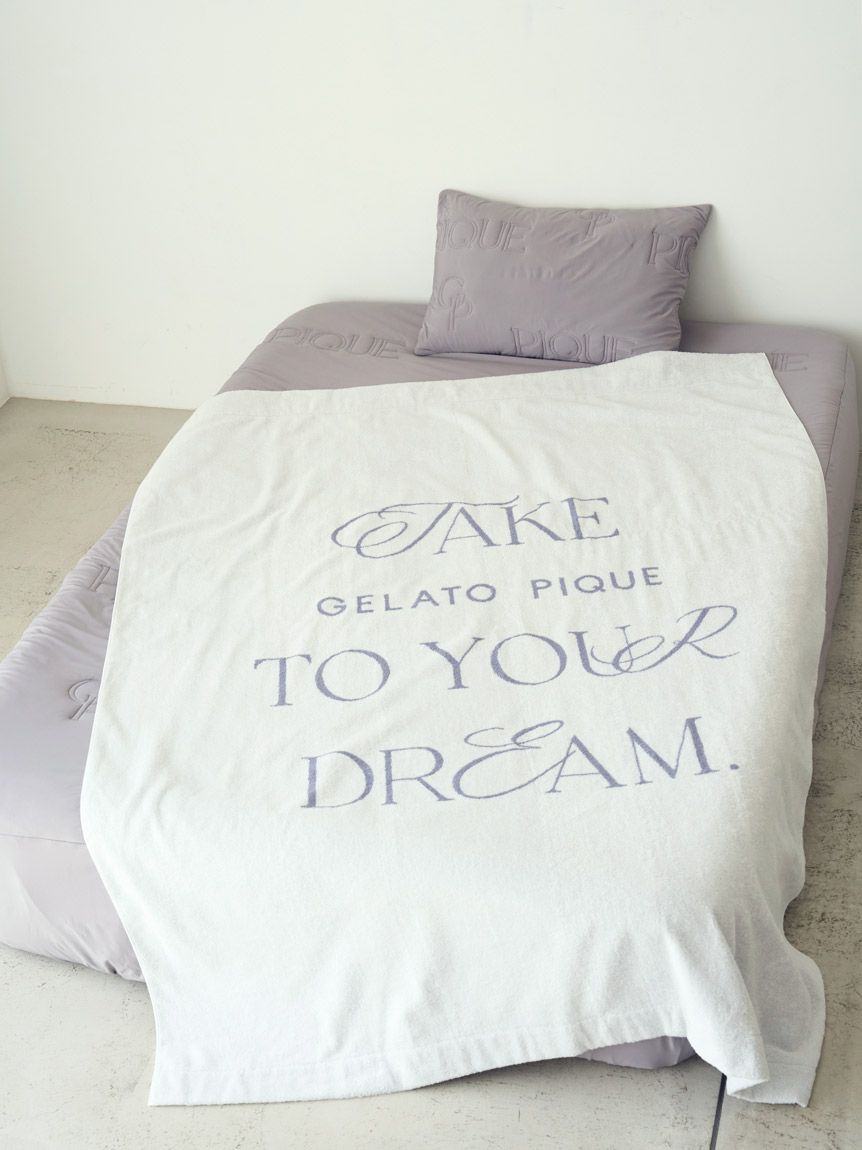 Sleep】ロゴデザイン 今治タオルケット(ブランケット・タオルケット