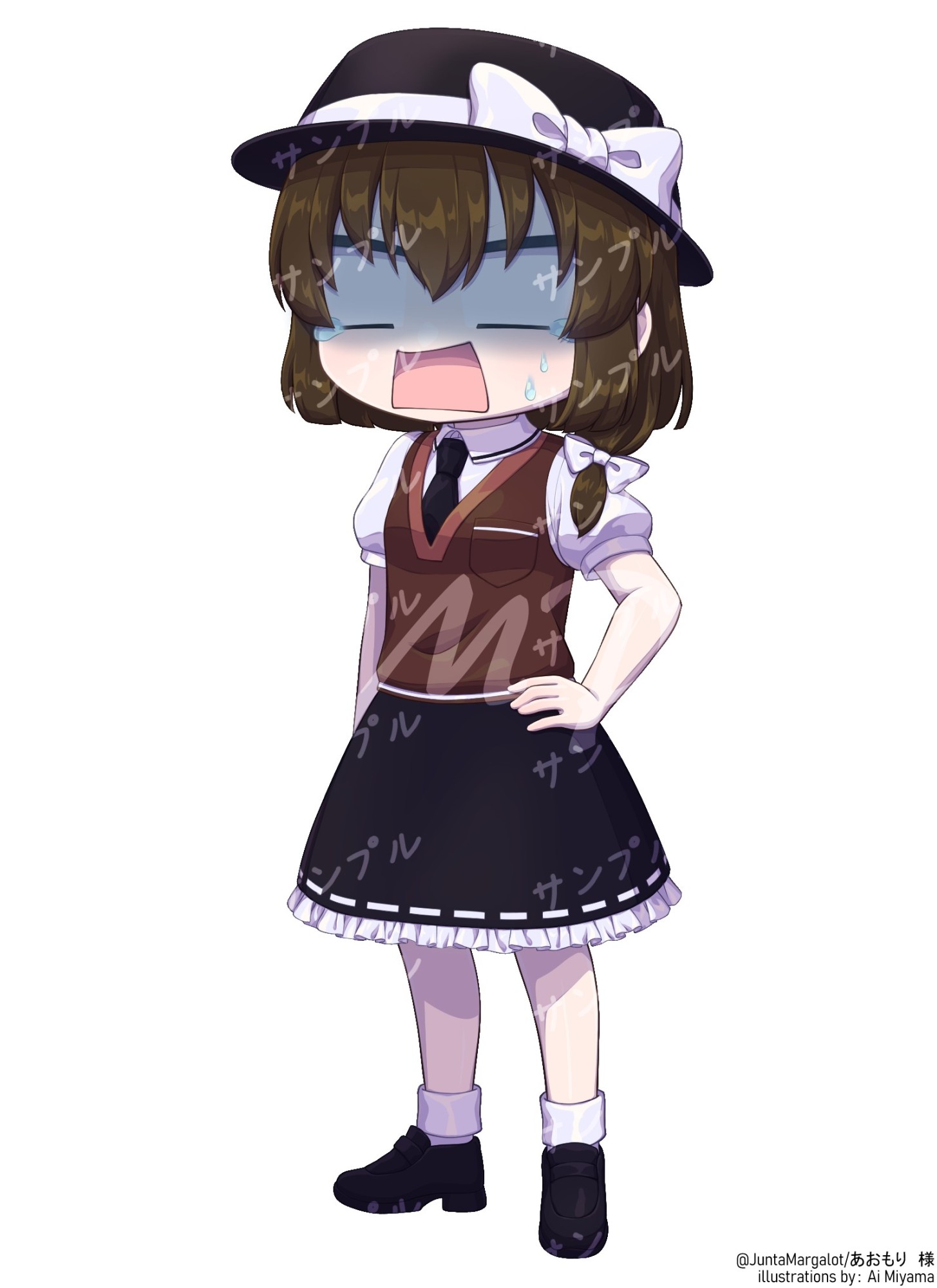 宇佐見蓮子ちゃん3頭身立ち絵 - GENSEKI