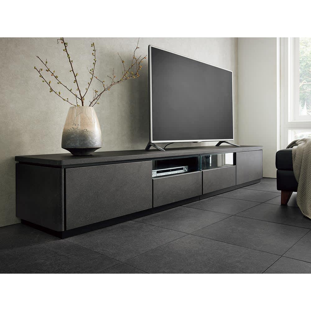 ロータイプテレビ台 幅240高さ38cm 【Noshua/ノシュアシリーズ】 通販