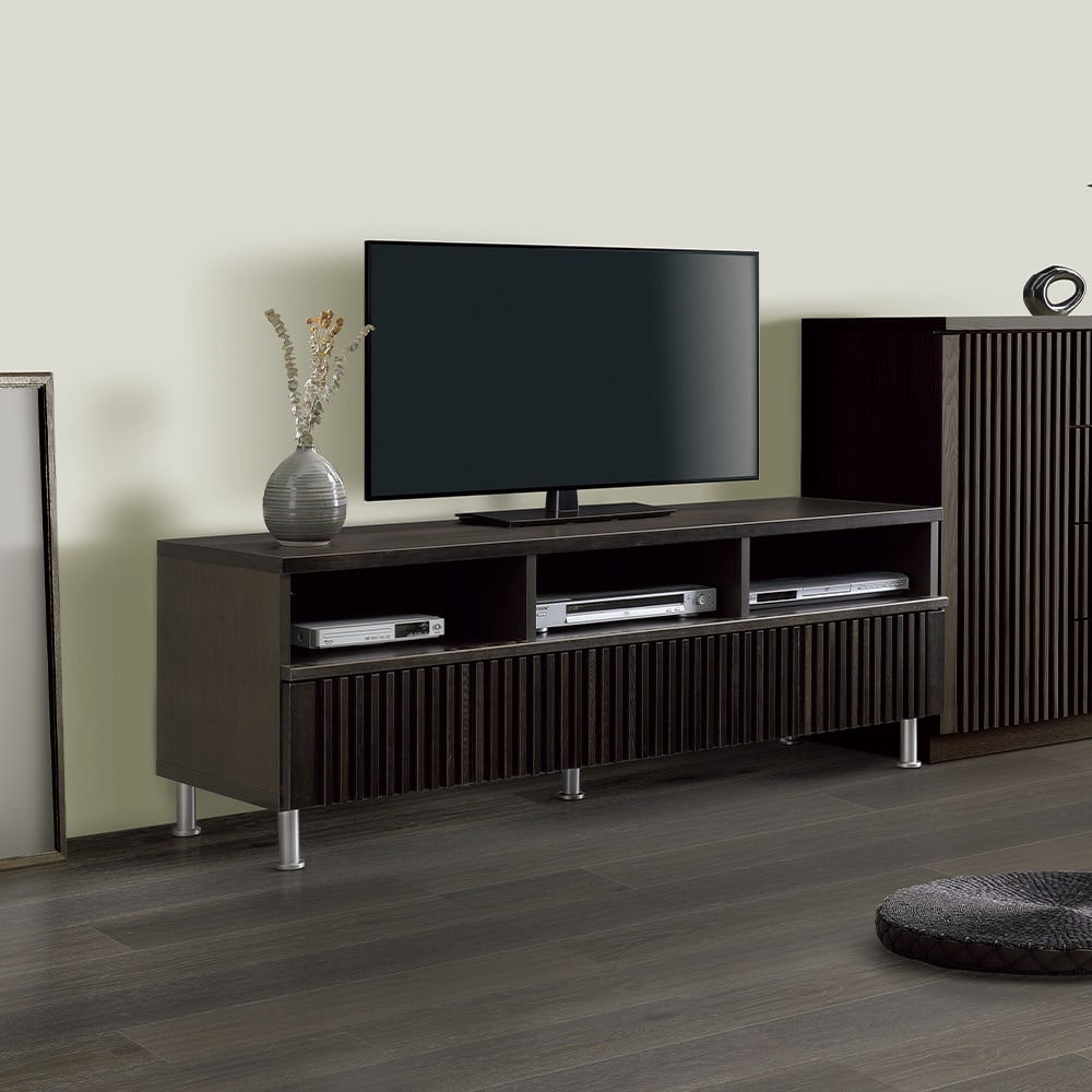 モダンリビングボード TV台 幅150×奥行39.5×高さ28.5㎝ ホワイト