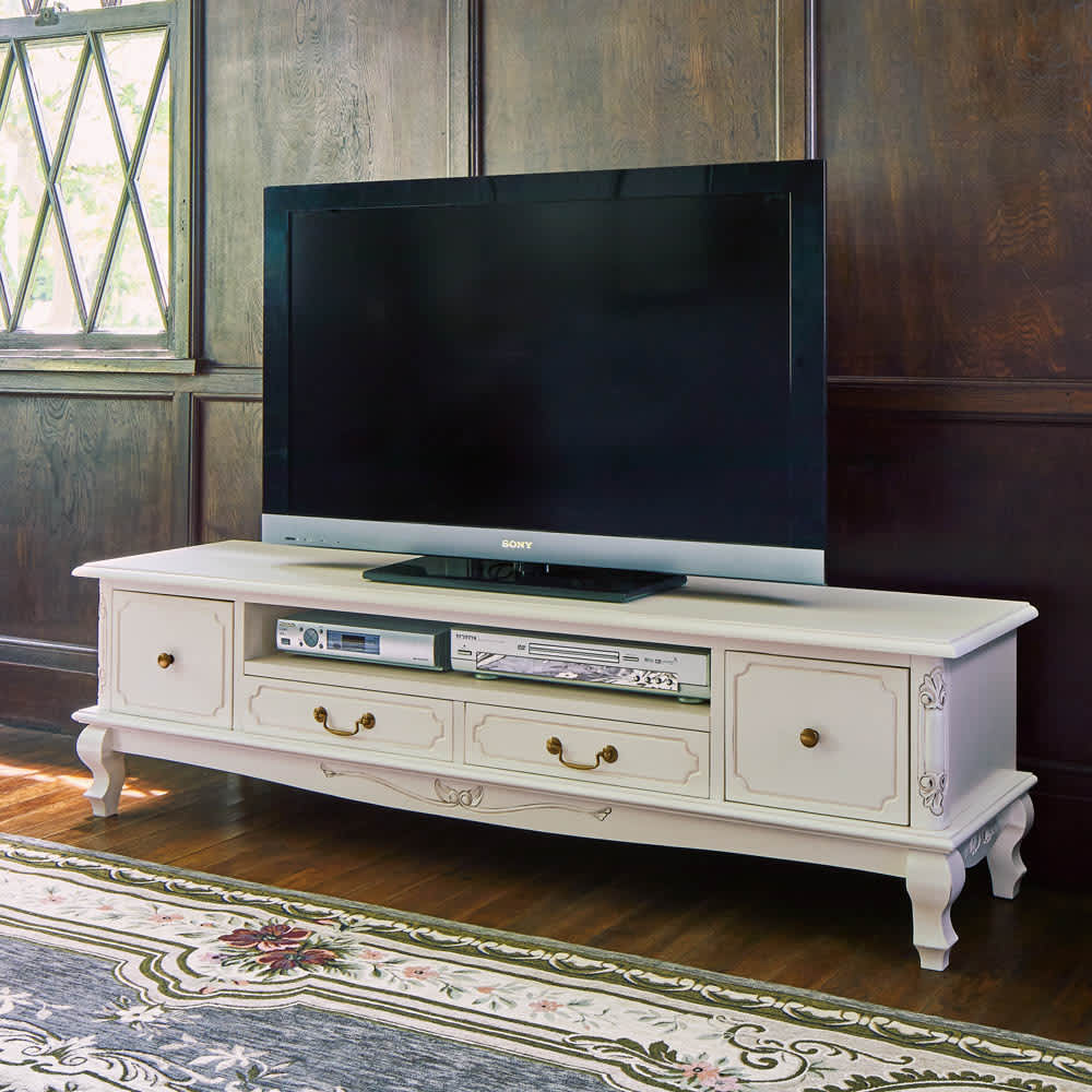 リピーター セール 【新品】エレガント アンティーク風 テレビボード
