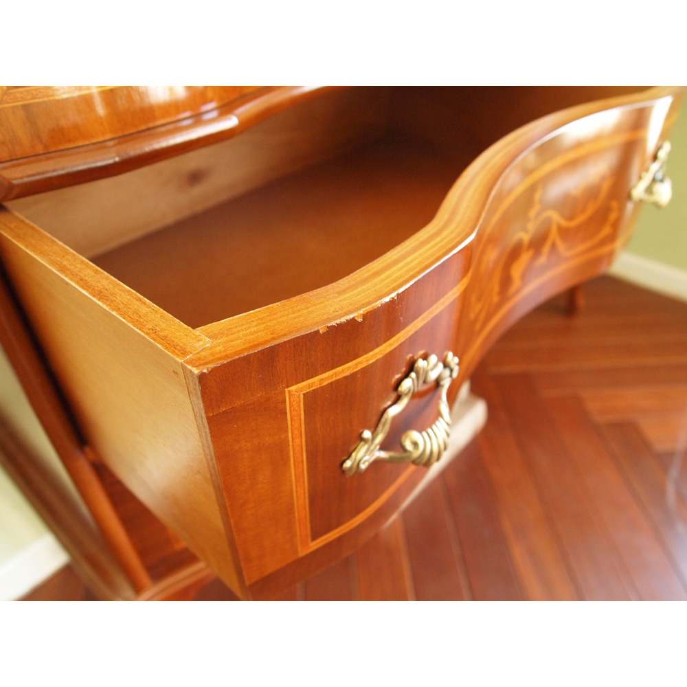 希少 スクエア型♦️イタリア製♦️高級✨彫刻 猫脚 3段 チェスト