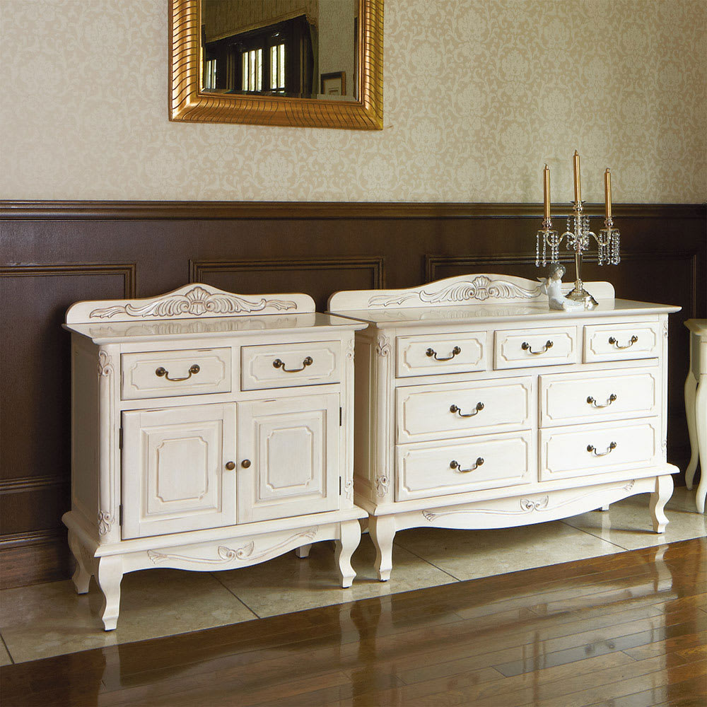 アンティーク調クラシック家具シリーズ キャビネット・幅75cm 通販