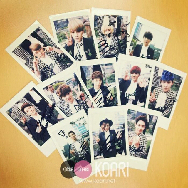 ZB1 ジャンハオ XENO-T ゼロ JBJ サンギュン直筆サイン入りチェキ 直筆