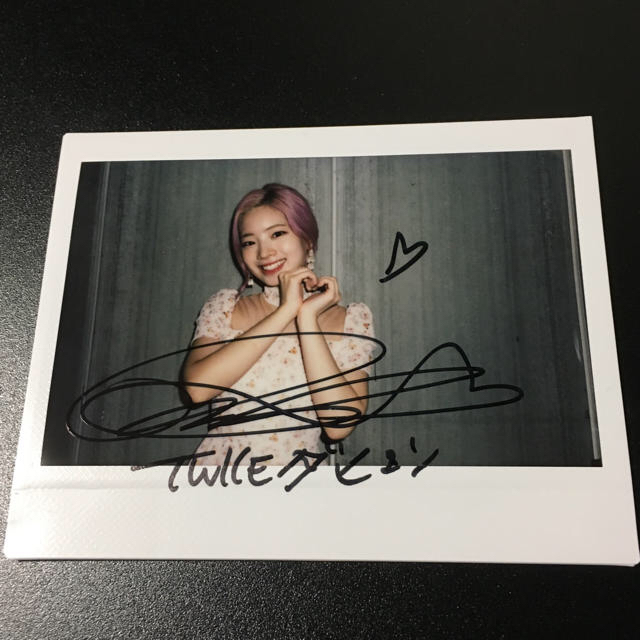 TWICE5 タワレコ サイン入り チェキ ダヒョン TWICE ダヒョン チェキ