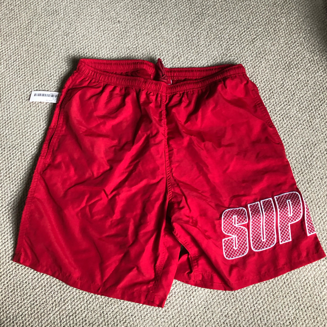 Logo Applique Water Short サイズS NAVY supreme Logo Applique Water