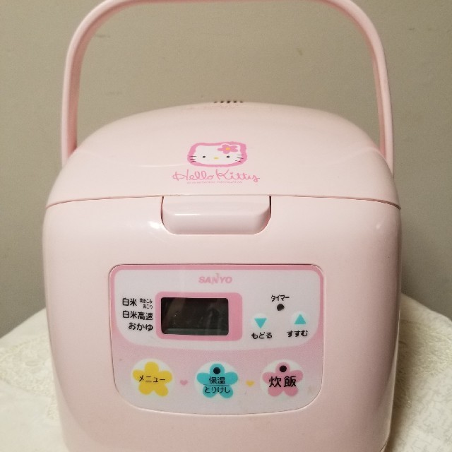 希少！SANYO Hello Kitty 炊飯器 ピンク0.72L 1998年製 希少！SANYO