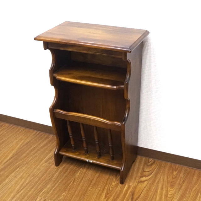 Karimoku カリモク 電話台 FAX台 オールドカリモク 昭和レトロ