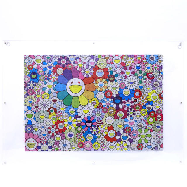 新色】村上隆 フラワー型 ジグソーパズル カイカイキキ 新品未開封 新