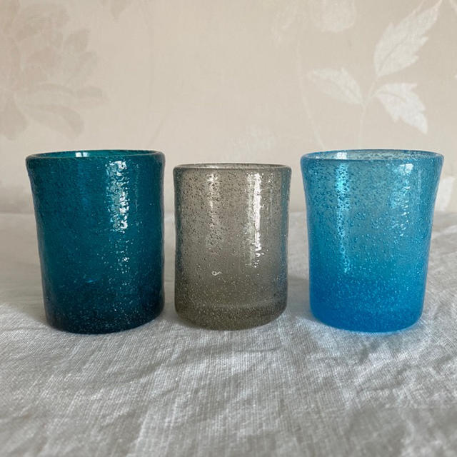 横山秀樹 大瓶 青 横山秀樹 大瓶 青