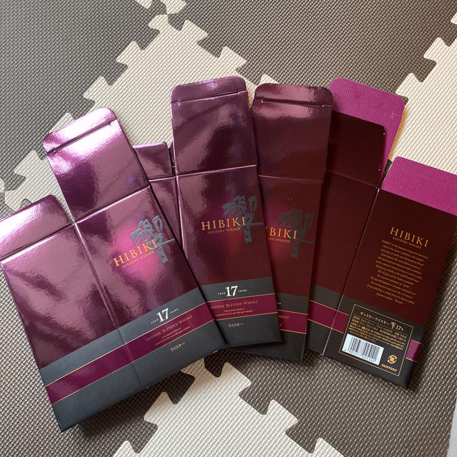 サントリー響17年 空箱／1枚／空瓶なし 箱のみ 中身 空瓶