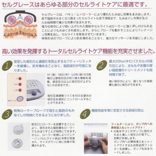 家庭用セルライトケア美容機 セルグレース セルグレース 家庭用