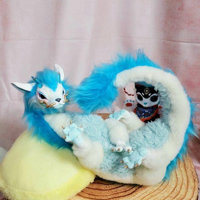 アートドール 幻獣 ドラゴン ぬいぐるみ 作家様 ハンドメイド ドラゴン