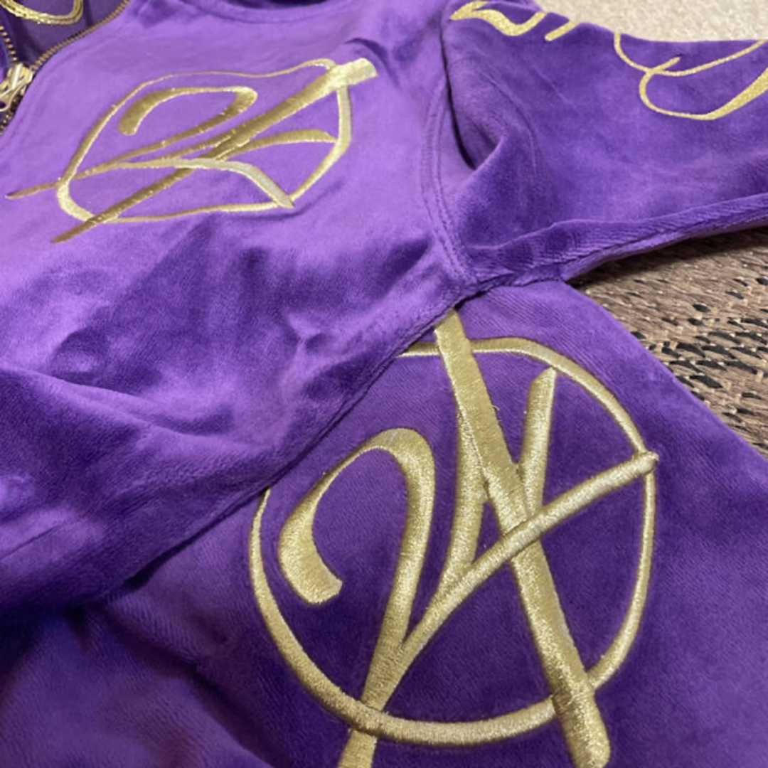 24karats セットアップ EXILE ゴールド、グレー、パープル 24karats