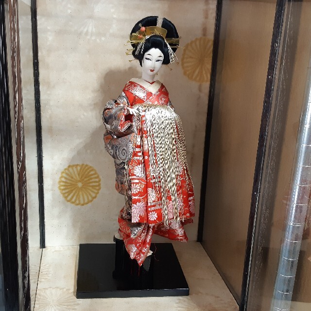 日本の伝統的芸術品！ 大正〜昭和初期ビンテージ 日本人形 風俗人形 藤原
