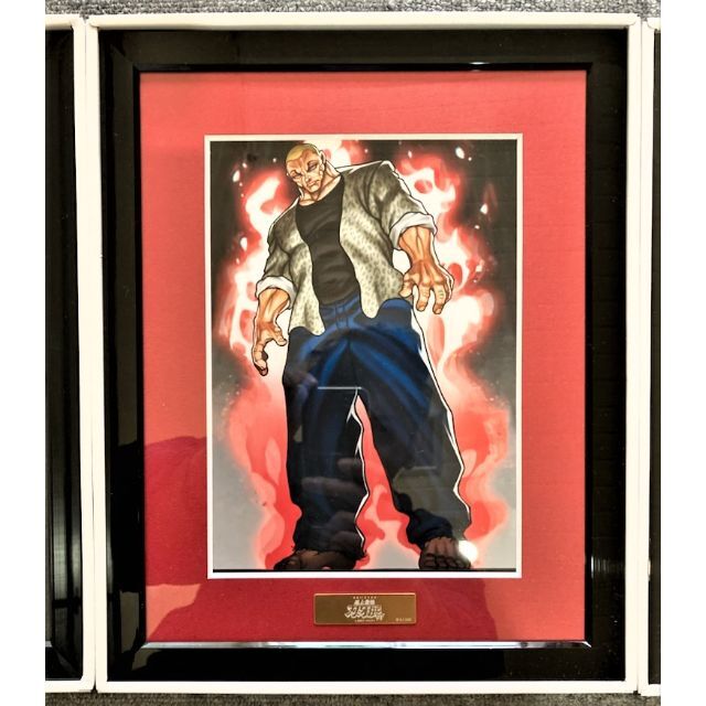 刃牙クラウドファンディンググッズ複製原画ソフビアートキャンバス刃牙展