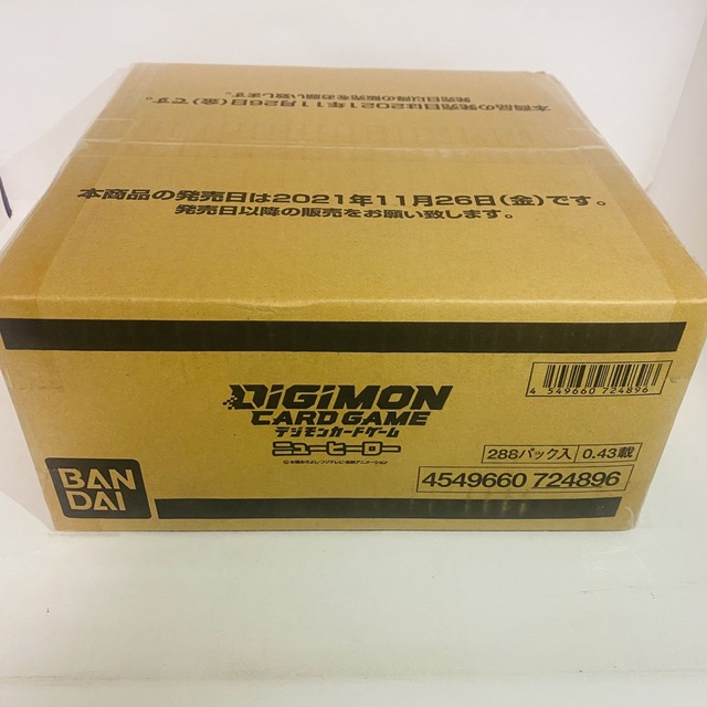 ☆投げ売り☆完全未開封☆デジモンカード ニューヒーロー 12BOX 1カートン