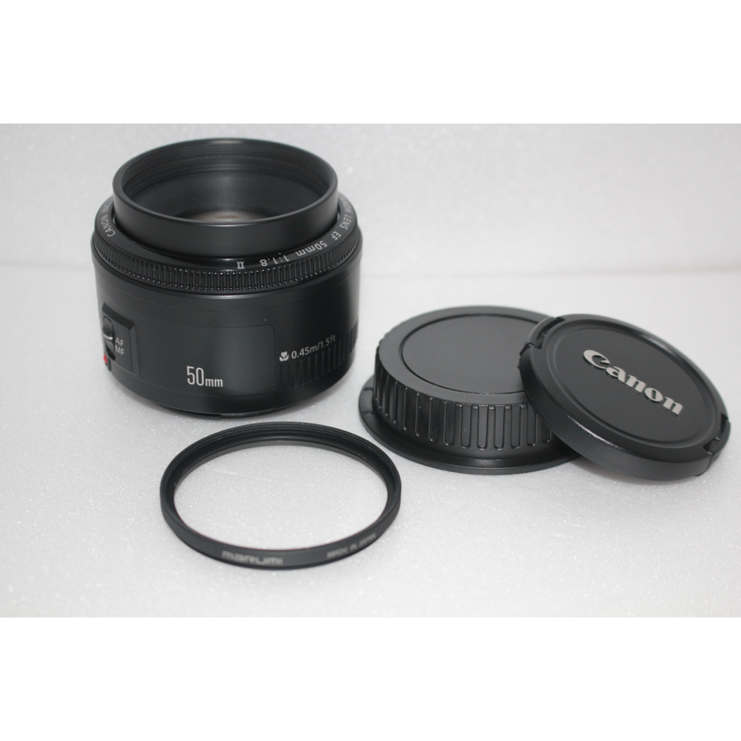 美品】 Canon EF 50mm F1.8 II 単焦点レンズ キャノンEF 50mm F1.8 Ⅱ