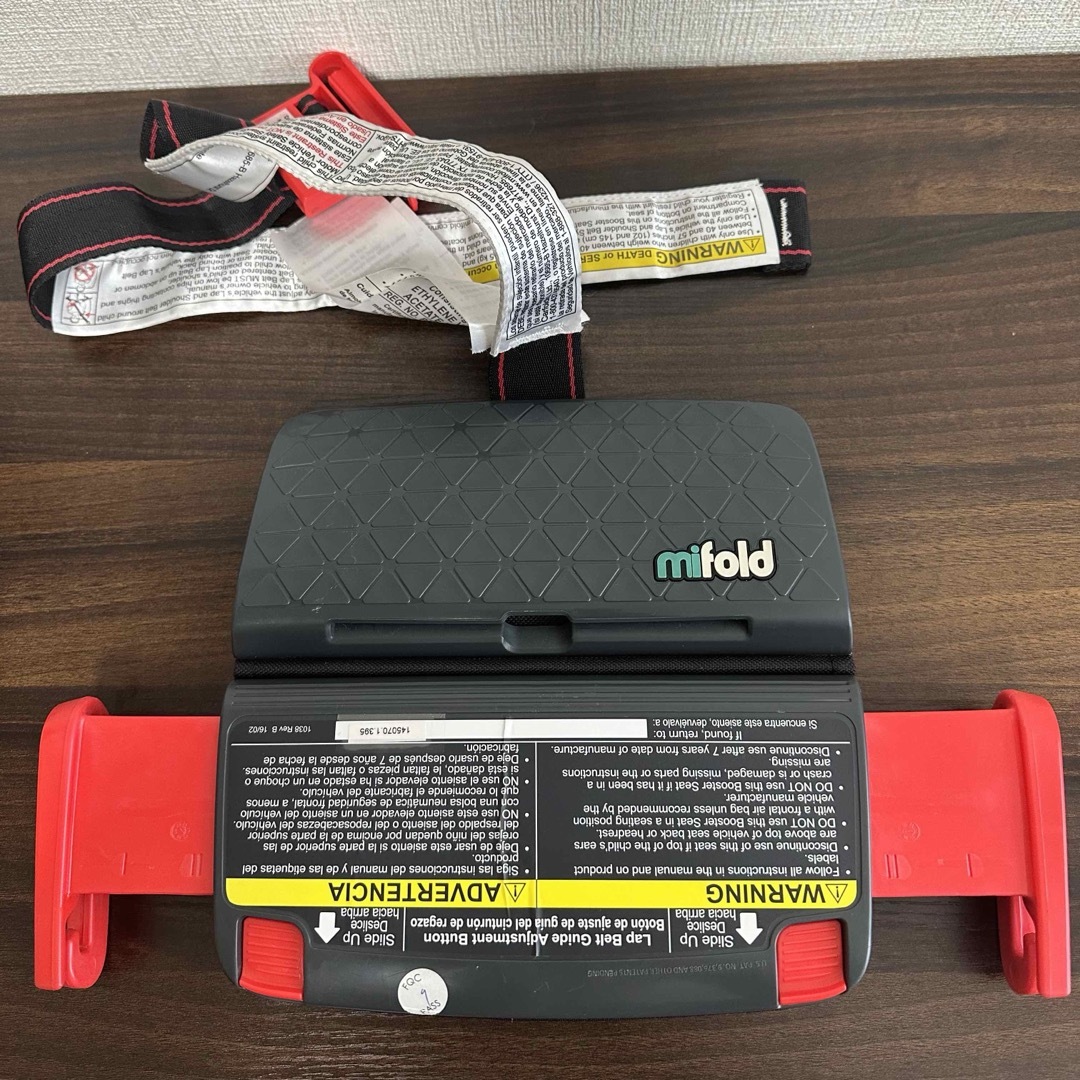 mifold マイフォールド アメリカ安全規格適合 FMVSS 213 黒 米国安全