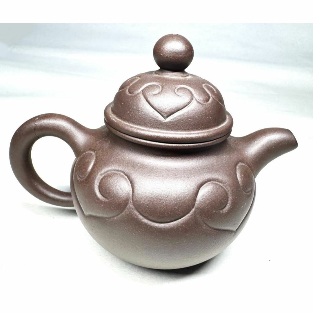 中国古玩 宜興紫砂 朱泥 急須 在銘 茶壺 煎茶 唐物